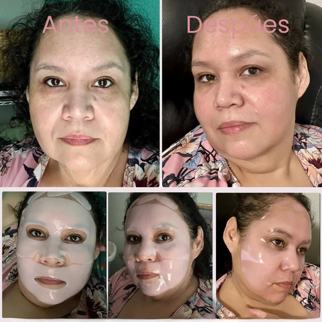 Piel cansada, solución inmediata: La mejor mascarilla de colágeno para tu piel 💖