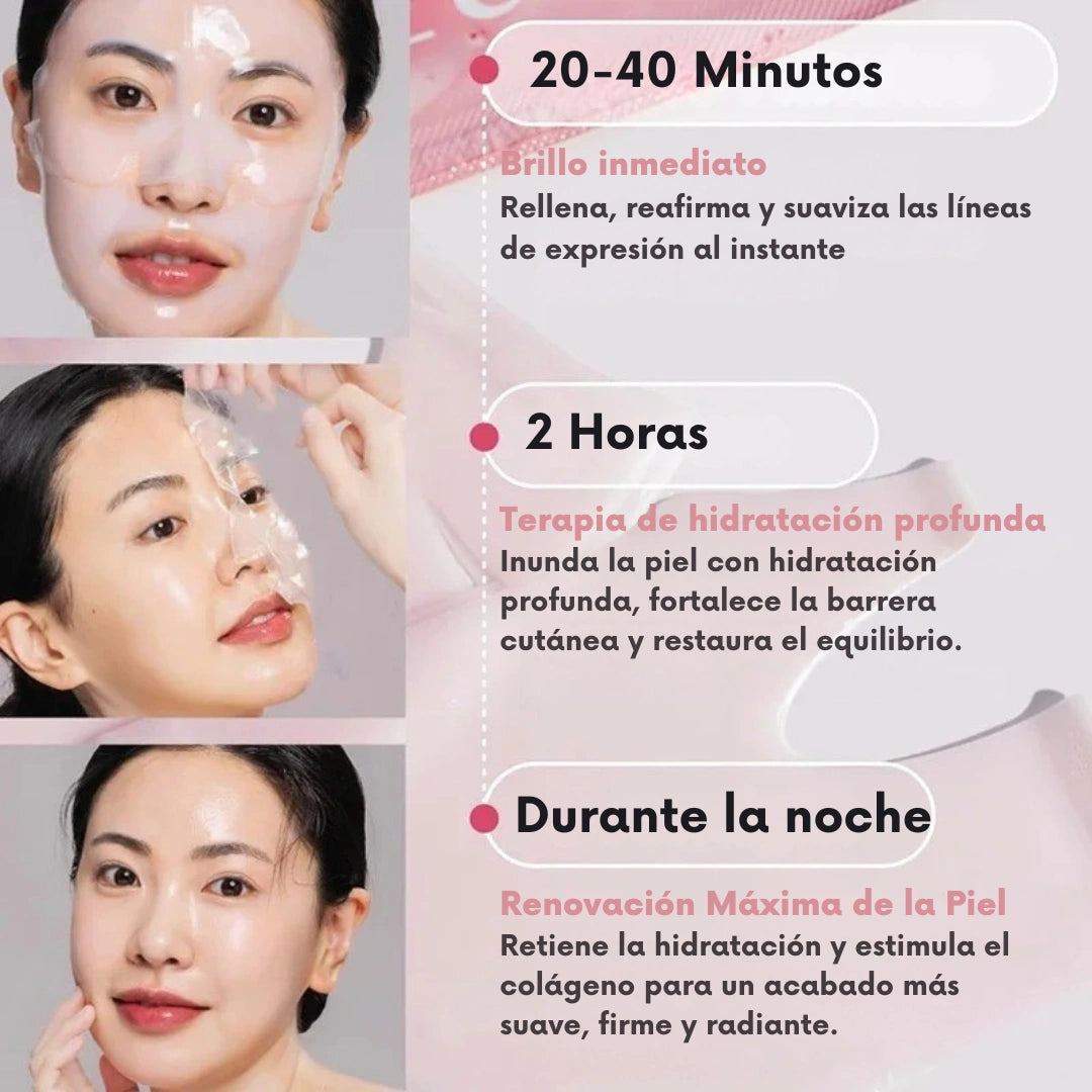 Piel cansada, solución inmediata: La mejor mascarilla de colágeno para tu piel 💖