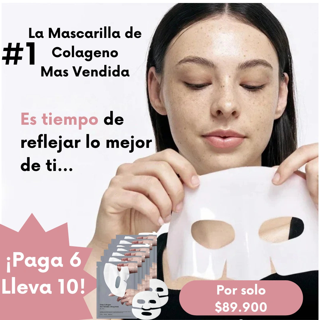 Piel cansada, solución inmediata: La mejor mascarilla de colágeno para tu piel 💖
