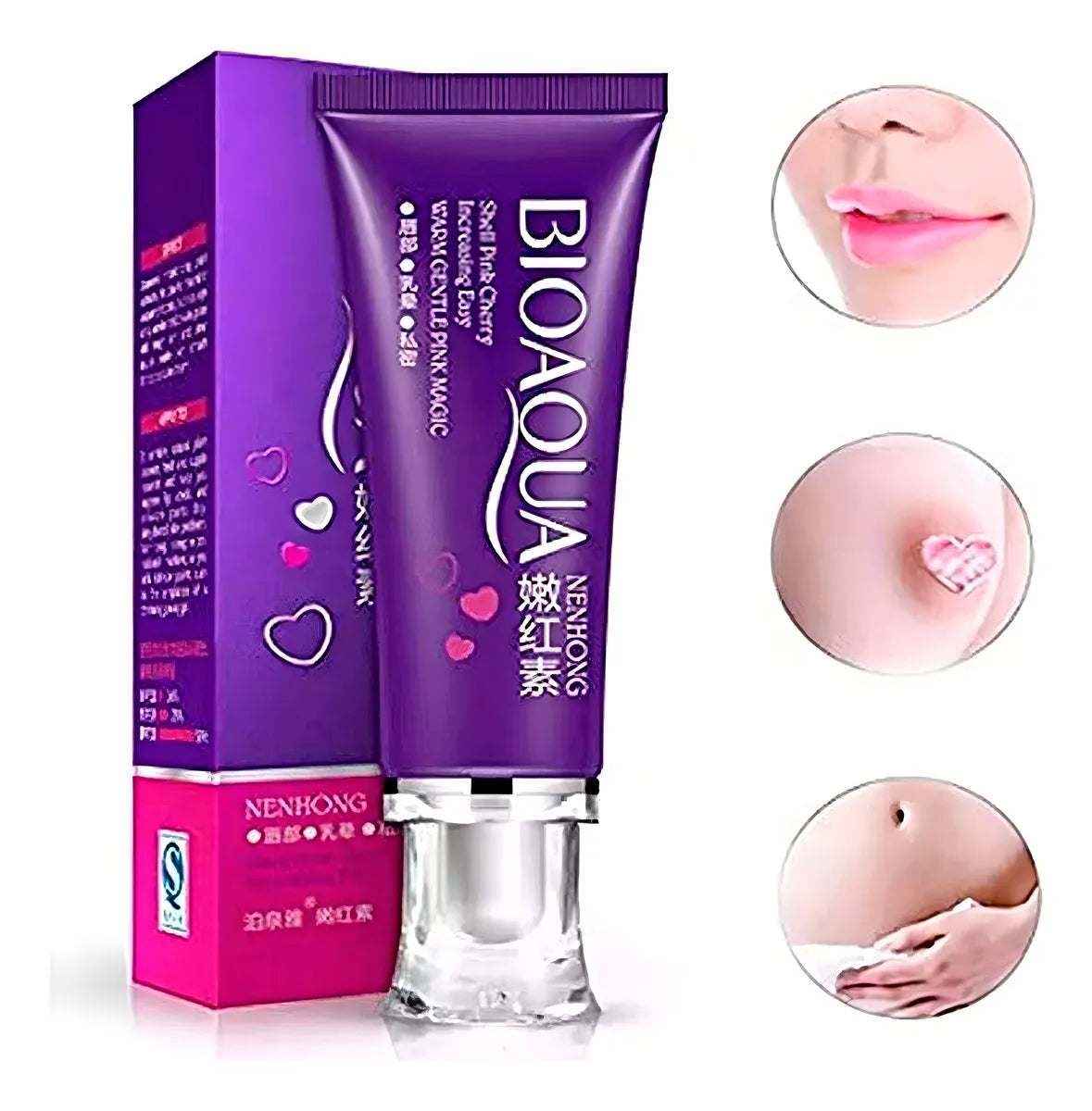 Despídete del Oscurecimiento Íntimo y Recupera Tu Confianza: Aclarante  Bioaqua Pink Nenhong